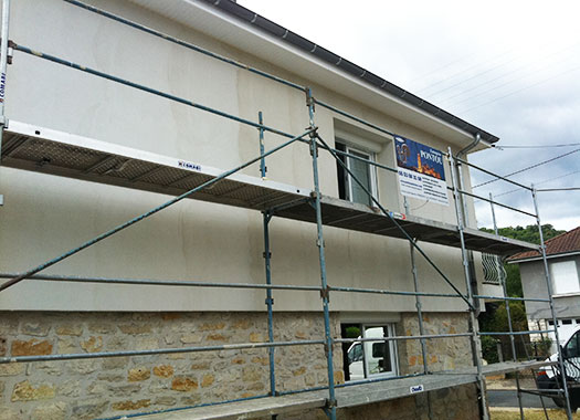 entreprise  Imperméabilisation de façades Isolation thermique par l'extérieur Ravalement de façades peinture renovation facade dordogne gironde aquitaine